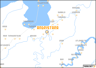 map of Andristara