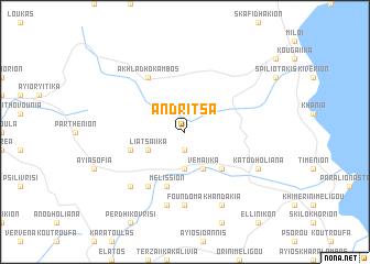 map of Andrítsa