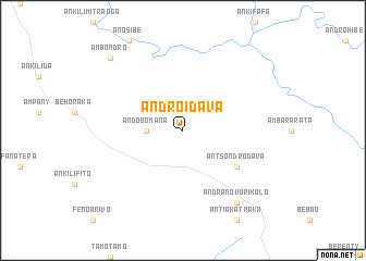 map of Androidava