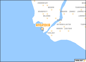 map of Androka