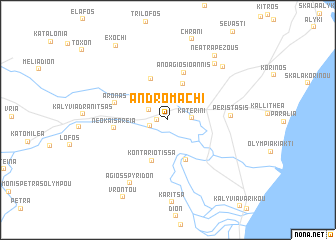 map of Andromáchi