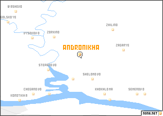 map of Andronikha