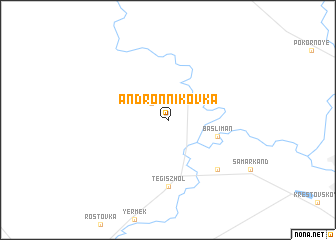 map of Andronnikovka