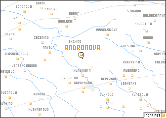 map of Andronova