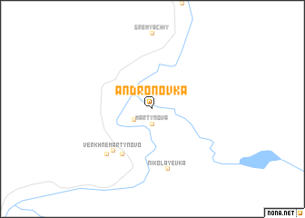 map of Andronovka