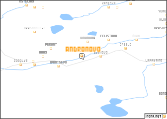 map of Andronovo