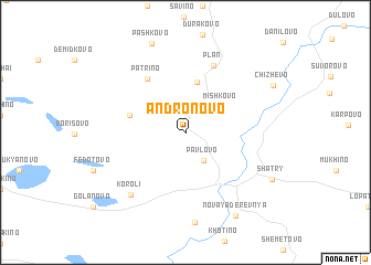 map of Andronovo