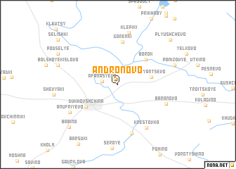 map of Andronovo