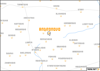 map of Andronovo