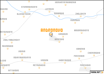 map of Andronovo