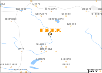 map of Andronovo