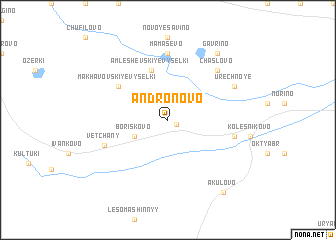 map of Andronovo