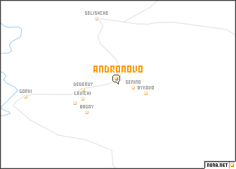 map of Andronovo