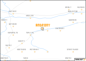 map of Androny