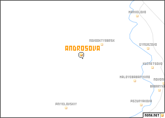 map of Androsova