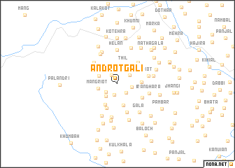 map of Androt Gali