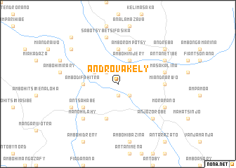 map of Androvakely
