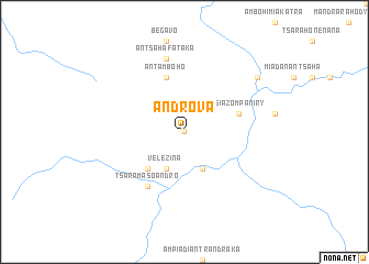 map of Androva