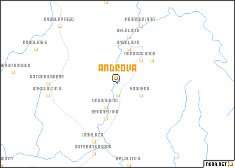 map of Androva
