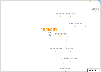 map of Androy