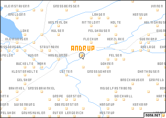 map of Andrup