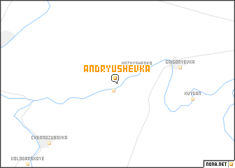 map of Andryushevka