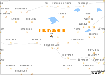 map of Andryushino