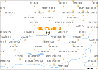 map of Andryushino