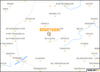 map of Andryushi