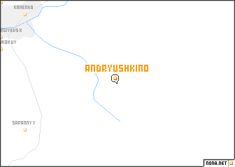 map of Andryushkino