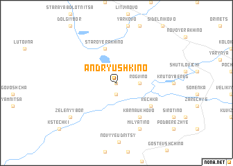 map of Andryushkino