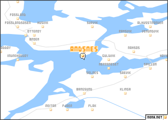 map of Andsnes