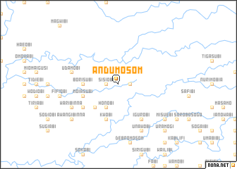 map of Andumosom