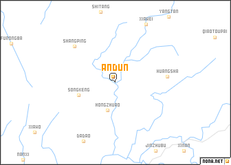 map of Andun