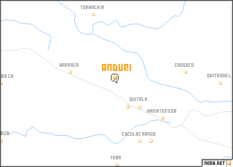 map of Anduri