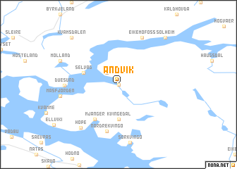 map of Andvik