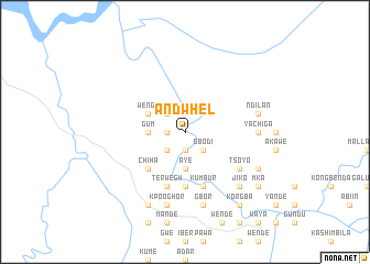 map of Andwhel