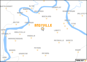 map of Andyville