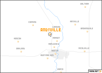 map of Andyville