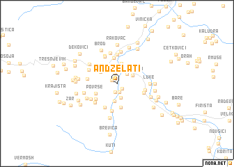 map of Andželati