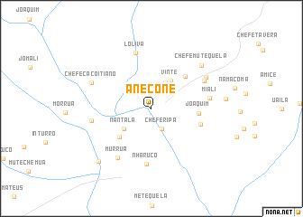 map of Anècone