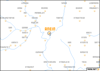 map of Anein