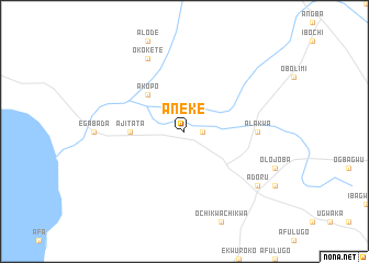 map of Aneke