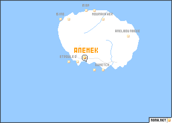 map of Anémek