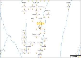 map of Anem