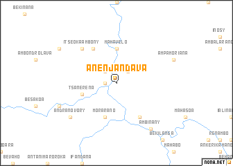 map of Anenjandava