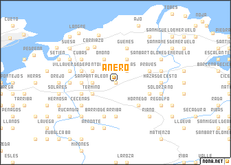 map of Anero