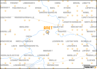 map of Anet