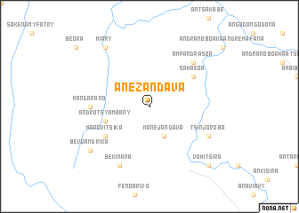 map of Anezandava