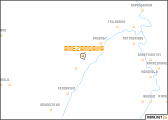 map of Anezandava